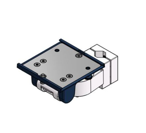 Billede af CIM flush mount with 5'' plunge plate - for pole