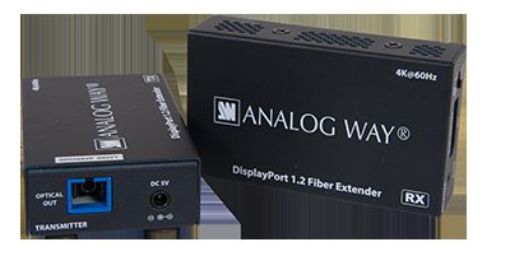 Billede af ANALOG WAY DisplayPort 1.2 over fiber extender (transmitter + receiver kit).