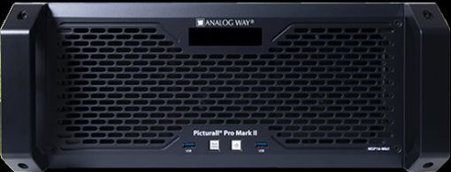 Billede af ANALOG WAY Picturall Pro Mark II 16K modular media server, 4RU chassis, 4 DP1.2 outputs
