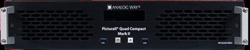 Billede af ANALOG WAY Picturall Quad Compact Mark II Compact 8K media server, 4x DP1.2 outputs