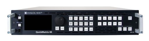 Billede af ANALOG WAY QuickMatrix 4K video mixer/seamless pres. switcher, 10in,2PGM out,1 dedicated MV