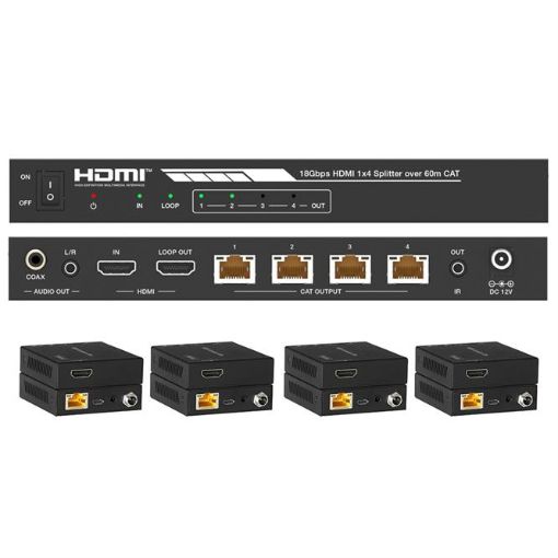 Billede af DVDO 4K 1x4 HDMI Splitter with CAT Outputs