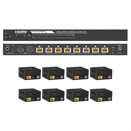 Billede af DVDO 4K 1x8 HDMI Splitter with CAT Outputs