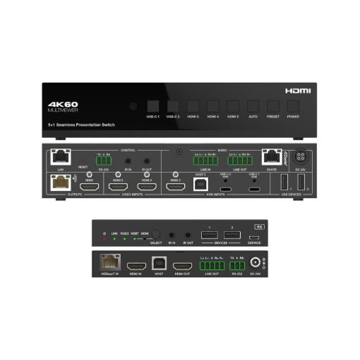 Billede af DVDO Seamless Presentation Switcher/Scaler/Extender with USB-C & HDMI Inputs & Dante