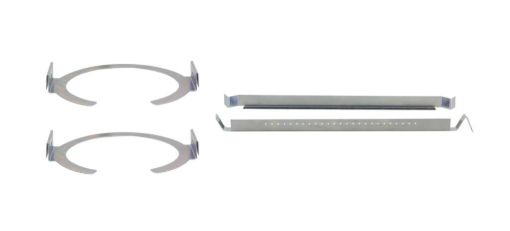 Billede af KRAMER Mounting kit (2 ceiling c-rings and 2 pair of rails)