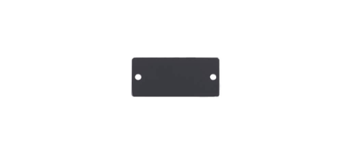 Billede af KRAMER Wall Plate Insert - Blank Slot Cover Plate