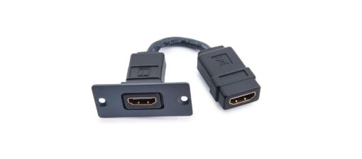 Billede af KRAMER W-HDMI Wall Plate Insert - Black