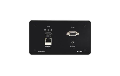 Billede af KRAMER 4K60 4:2:0 HDMI & VGA Wall–Plate over Extended–Reach PoE over HDBaseT