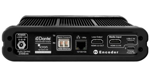 Billede af ZeeVee Z4K-XSE Encoder, 10Gb/fiber w/Dante. HDMI & USB-C Inputs. USB 2.0 via Icron chipset.