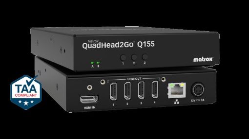 Billede af MATROX QuadHead2Go VideoWall Applicance