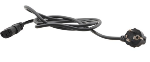 Billede af KRAMER TBUS AC Power Cord - Right-Angle Europe 6ft 220V AC