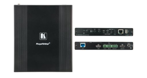 Billede af KRAMER HDBT 4K scaling Extended Reach receiver with a local HDMI input and PoE support