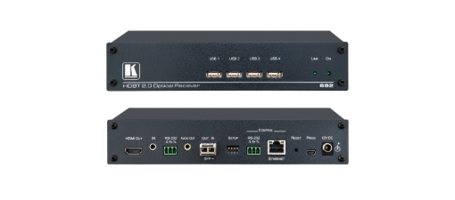 Billede af KRAMER 4K60 4:2:0 HDMI/USB/Eth/Cntl over Ultra-Reach HDBT Fiber Rx