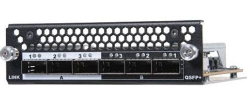 Billede af ANALOG WAY Opt. Link connector cardwith 6 QSFP+ 40G cages (Link cables are not included)