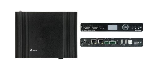 Billede af KRAMER Auto Switch AVoIP Encoder with 2 HDMI and USB-C inputs, DANTE