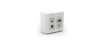 Billede af KRAMER 2 Gang On-Wall Box (LEVITON).