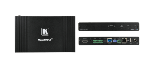 Billede af KRAMER 4K HDR HDMI Rx with Ethernet, RS–232, Stereo Audio Routing, PoE Ext. Reach HDBaseT 2.0