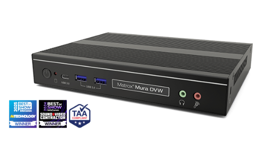 Billede af MATROX Mura Distributed VideoWall (DVW) Appliance, 4x 4k outputs, H.264, H.265 input