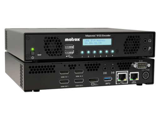 Billede af MATROX Maevex E6122 Dual 4K Encoder Applicance