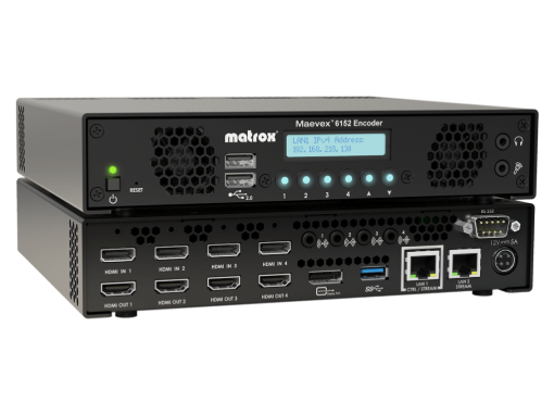 Billede af MATROX Maevex E6152 Quad 4K Encoder Applicance